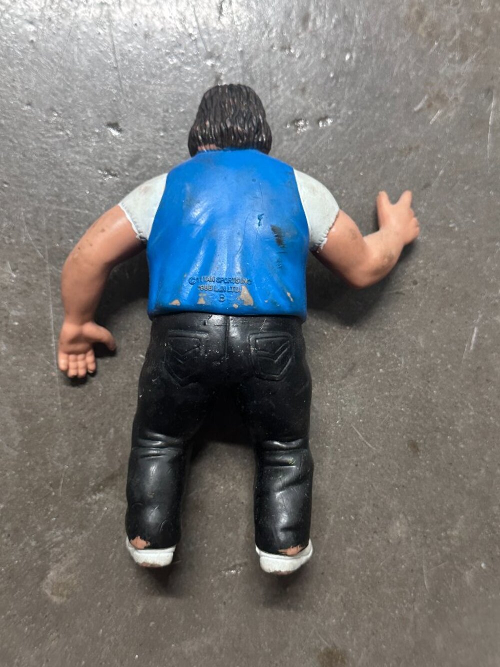 Vintage 1986 WWF LJN Wrestling Superstars Series 3 Capt. Lou Albano With White - Picture 3 of 8